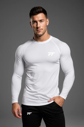 Discipline Long Sleeve T-Shirt White