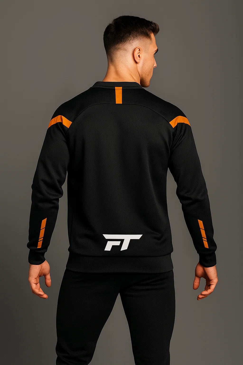 Adapt Crew Neck Sweatshirt Orange