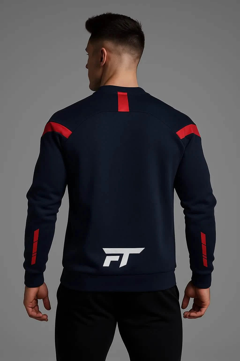 Adapt Crew Neck Sweatshirt Navy