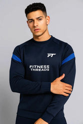 Adapt Crew Neck Sweatshirt Blue