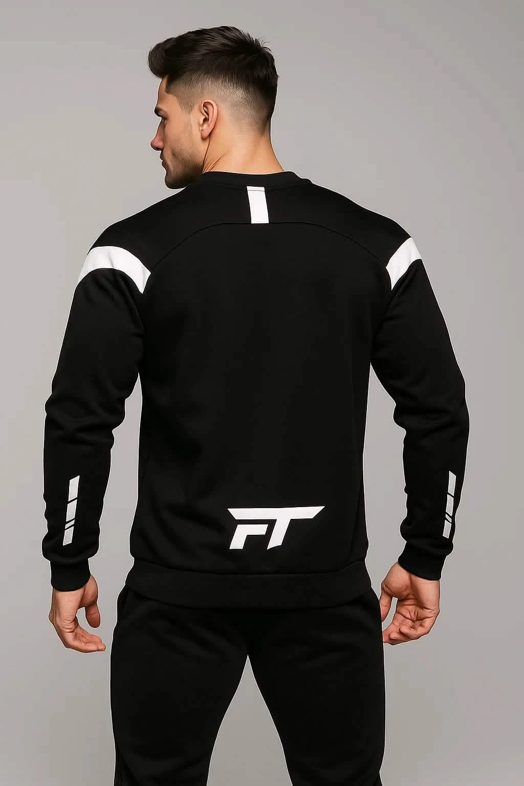 Adapt Crew Neck Sweatshirt White