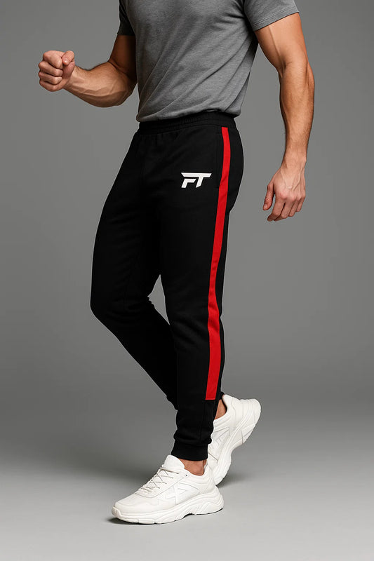 Relentless Red Activewear Track Pants