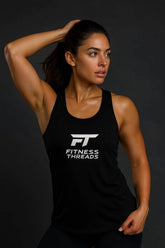 Halo Yoga Tank Top Black - Black / X-Small - Yoga Tank Tops