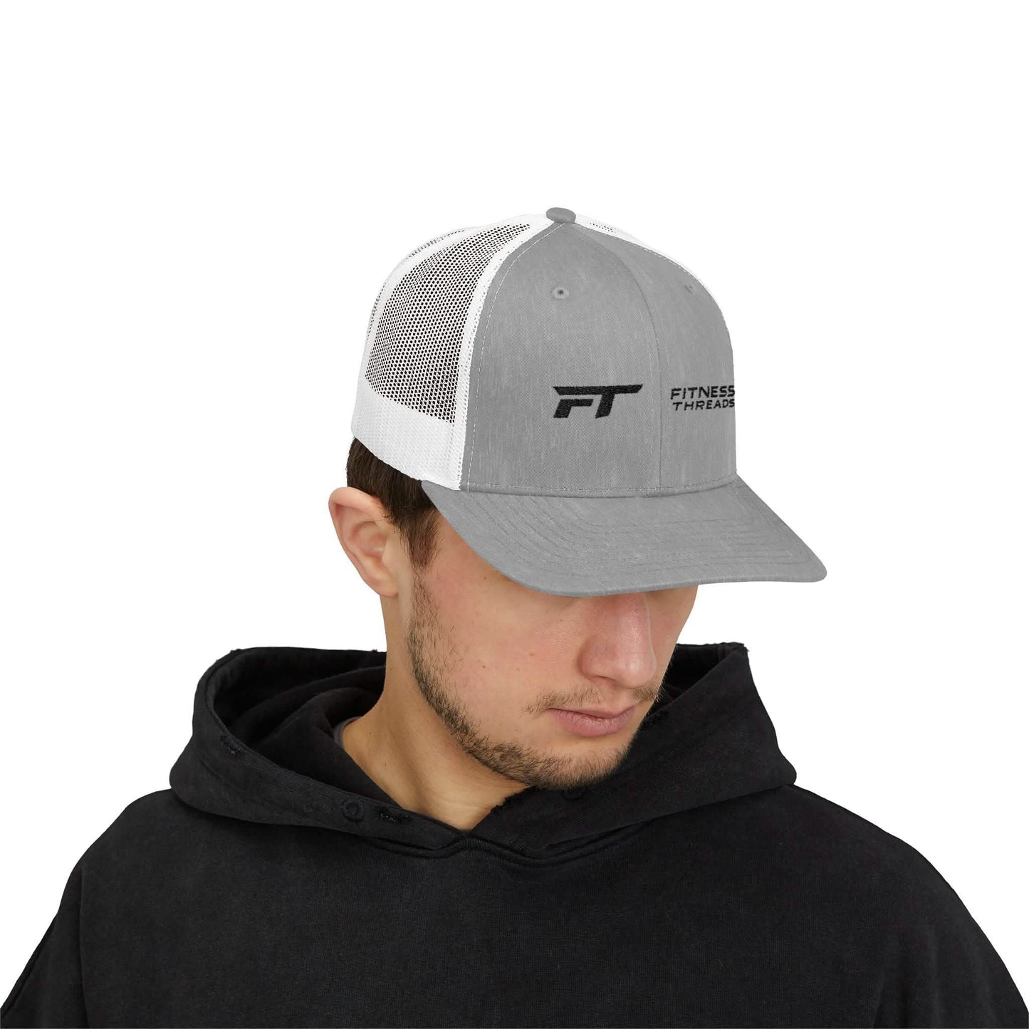 Snapback Trucker Cap - Heather Grey