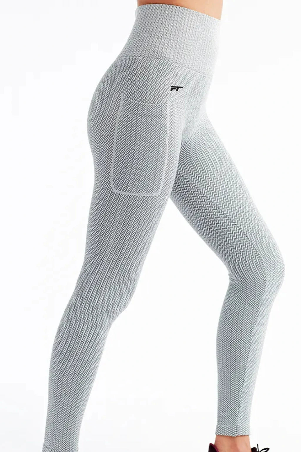 Knitted Leggings Heather Grey