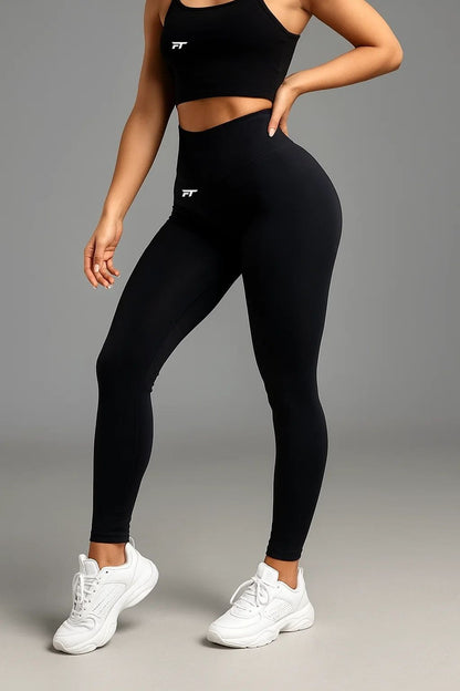 Apex Seamless Scrunch Leggings Black