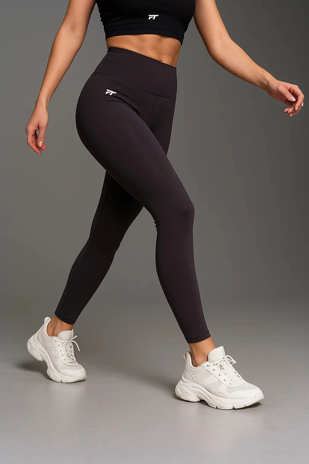 Momentum High Waist Leggings Charcoal