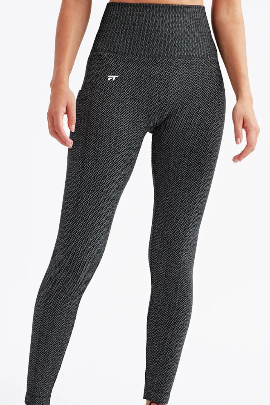Knitted Leggings Charcoal