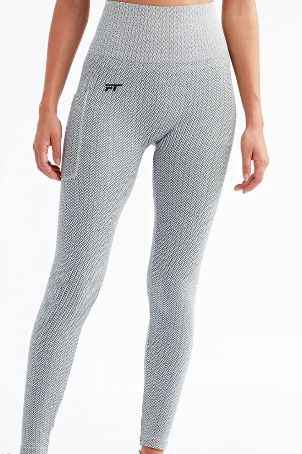 Knitted Leggings Heather Grey