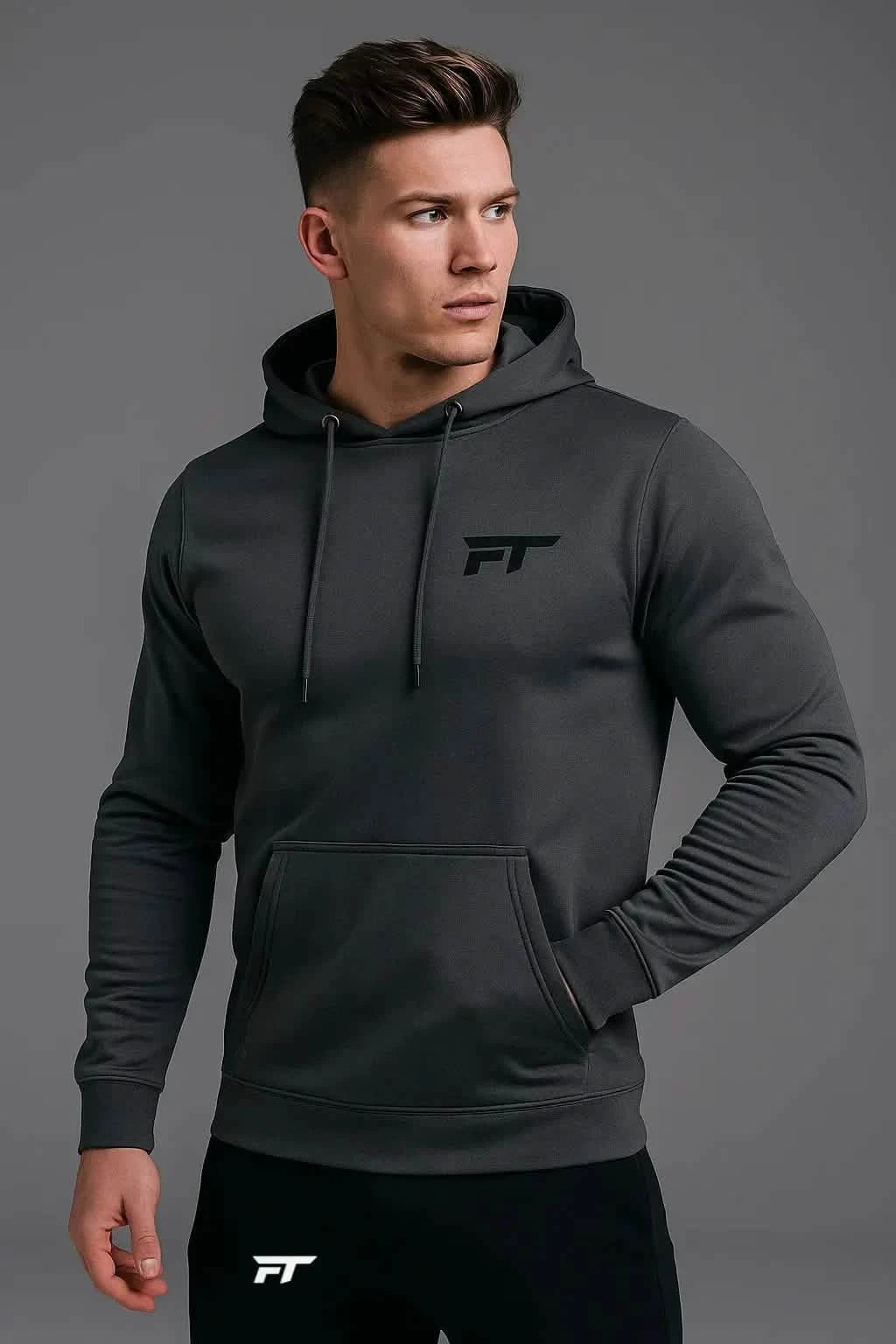 No Limits Gym Hoodie Black