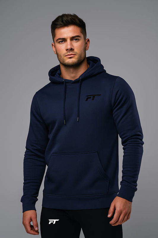 No Limits Gym Hoodie Navy