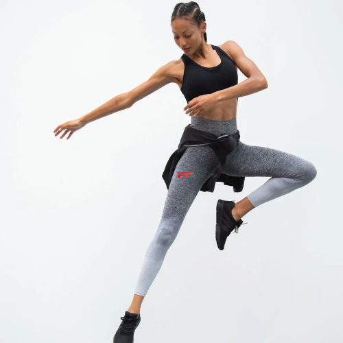 Apex Seamless Fade Black Leggings - Seamless Leggings