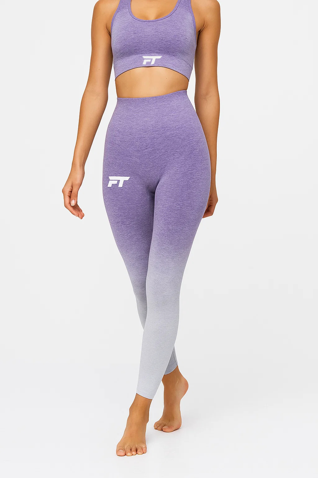Apex Seamless Fade Purple Leggings - Seamless Leggings
