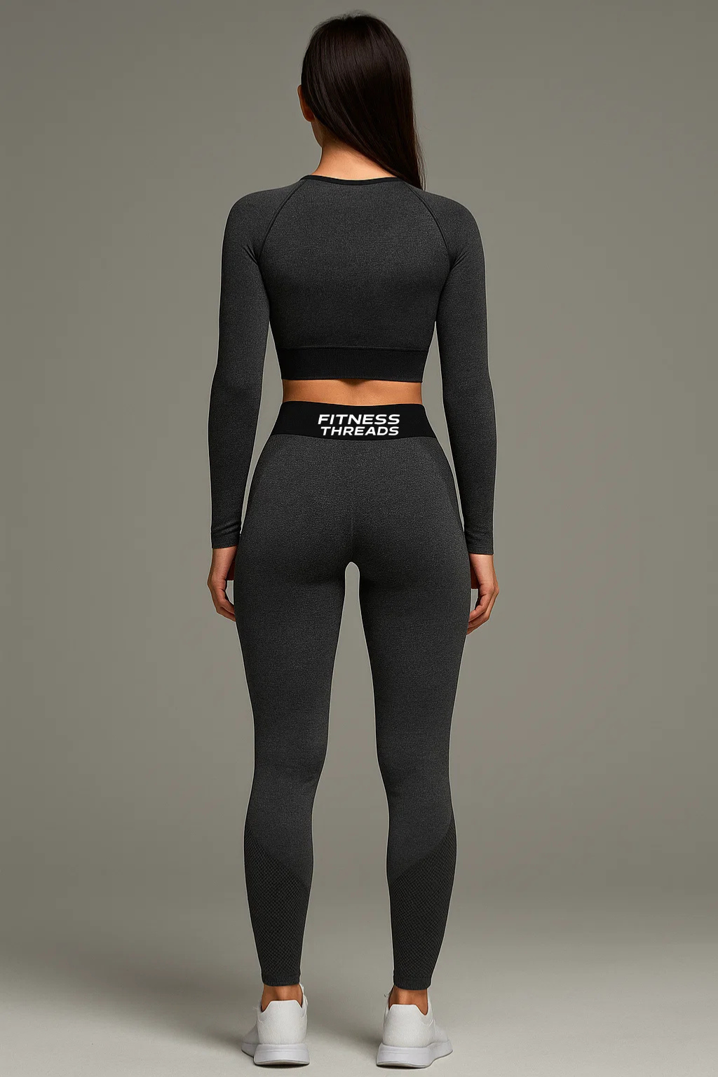 Apex Seamless Sculpt Leggings Black Melange - Seamless Leggings