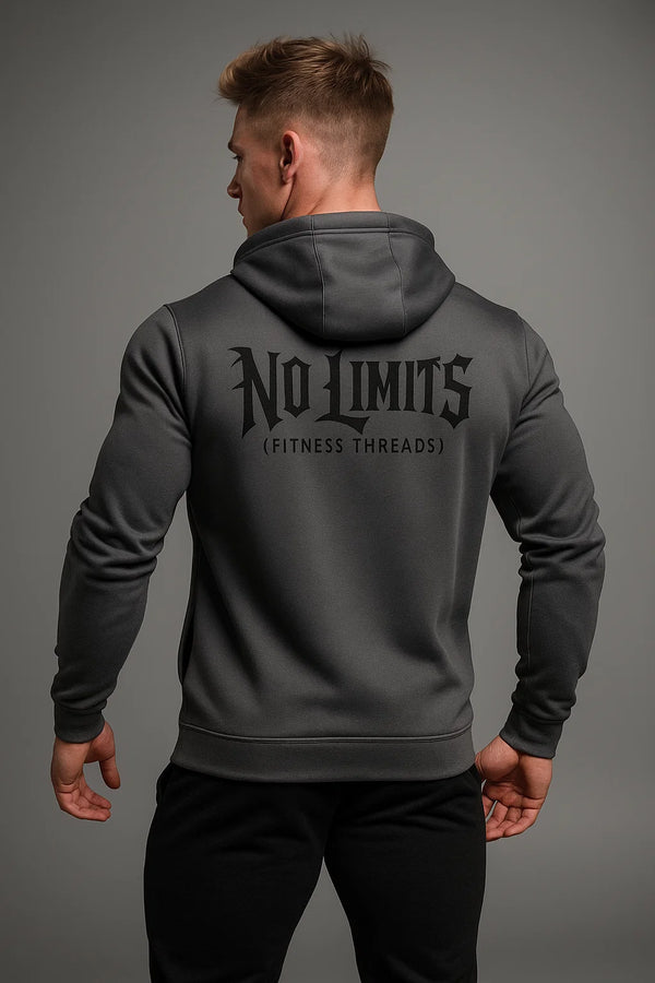 No Limits Gym Hoodie Black