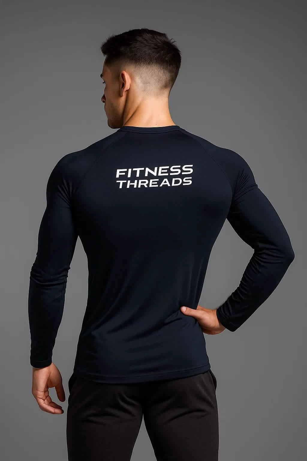 Discipline Long Sleeve T-Shirt Navy