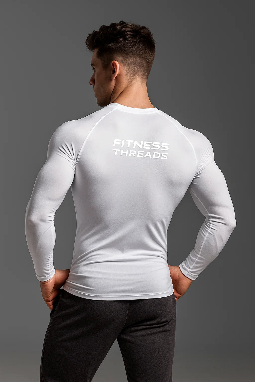 Discipline Long Sleeve T-Shirt White