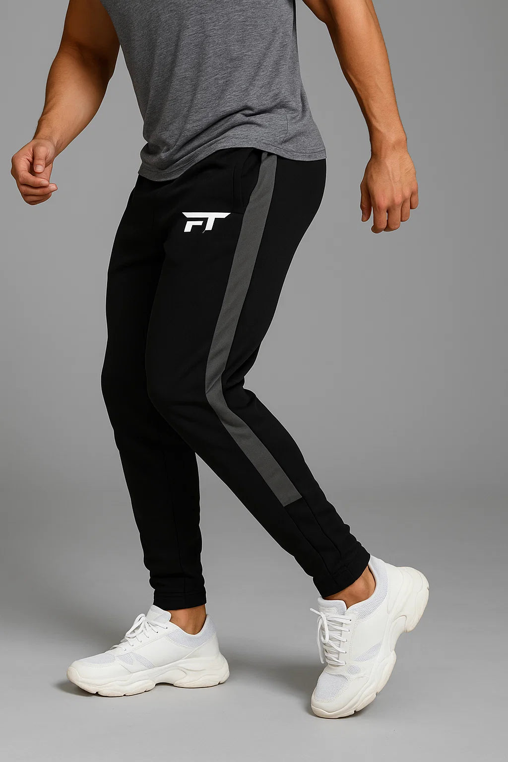 Relentless Gray Activewear Track Pants