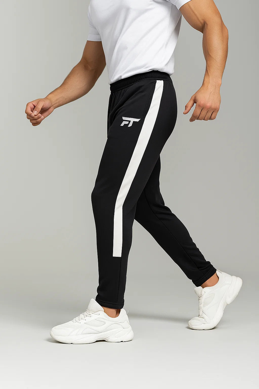 Relentless White Activewear Track Pants