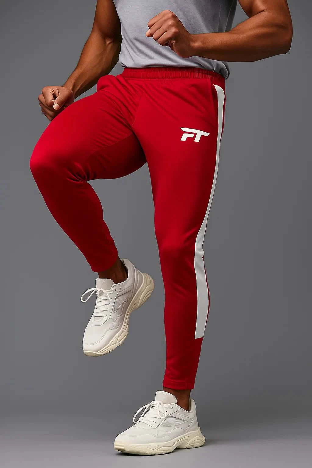 Relentless Vibrant Red Joggers