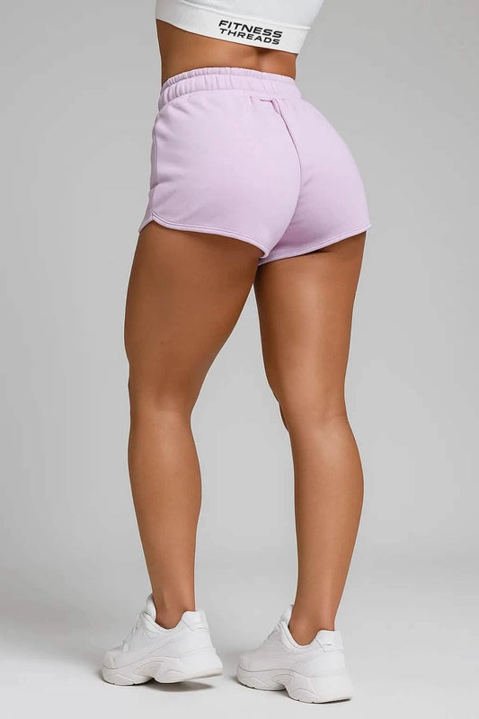 Retro Jogging Shorts Purple