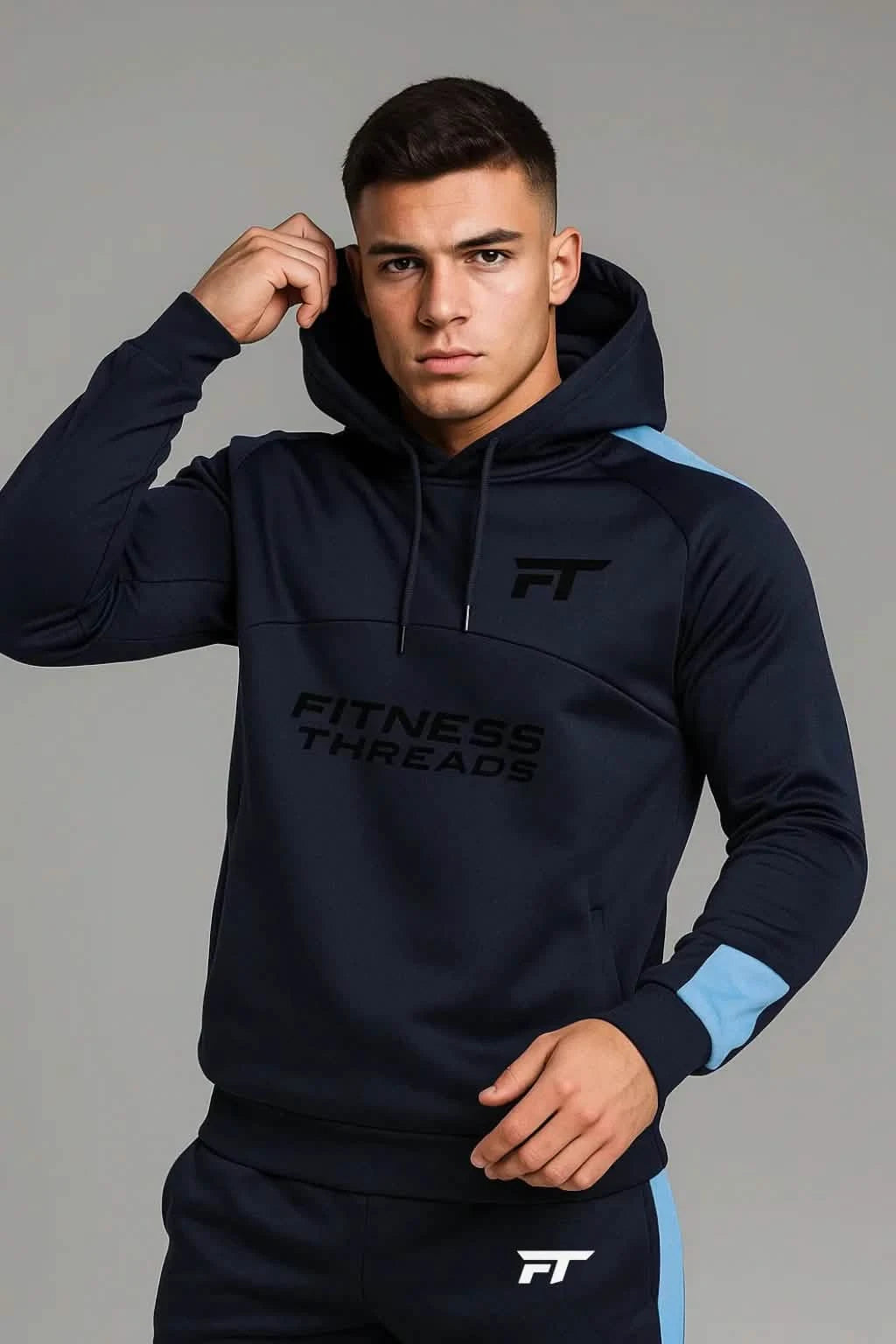 Impact Gym Hoodie Navy - Navy / S - Hoodies