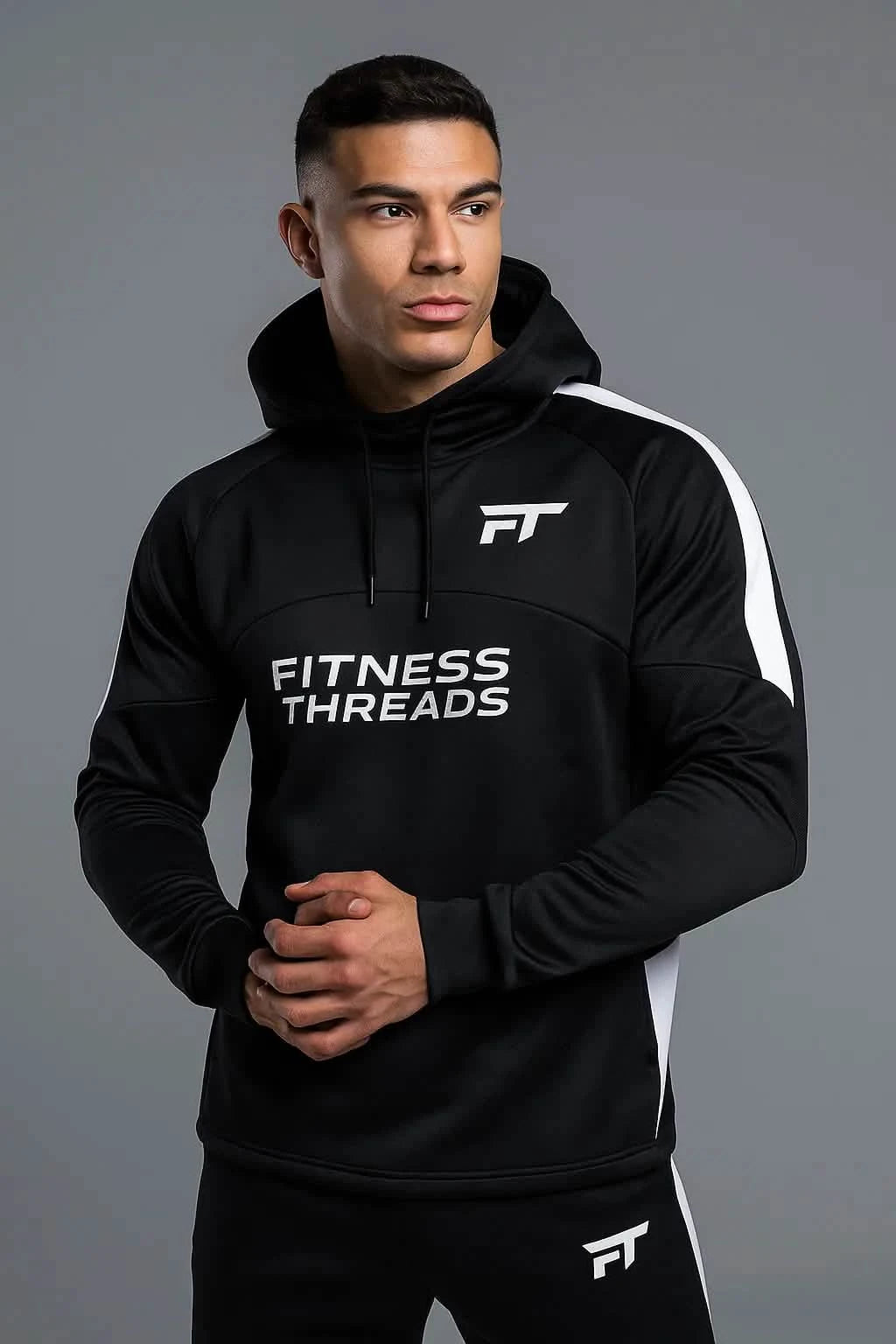 Impact Gym Hoodie White - White - Hoodies