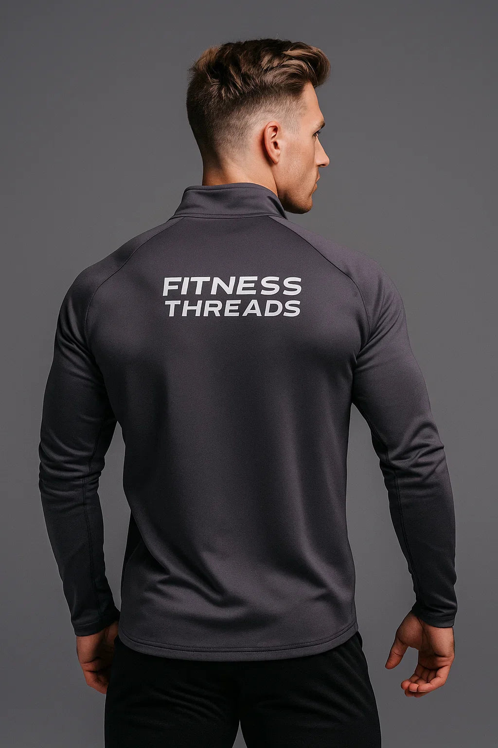 Pulse Quarter-Zip Pullover Grey - Zip Sweatshirts