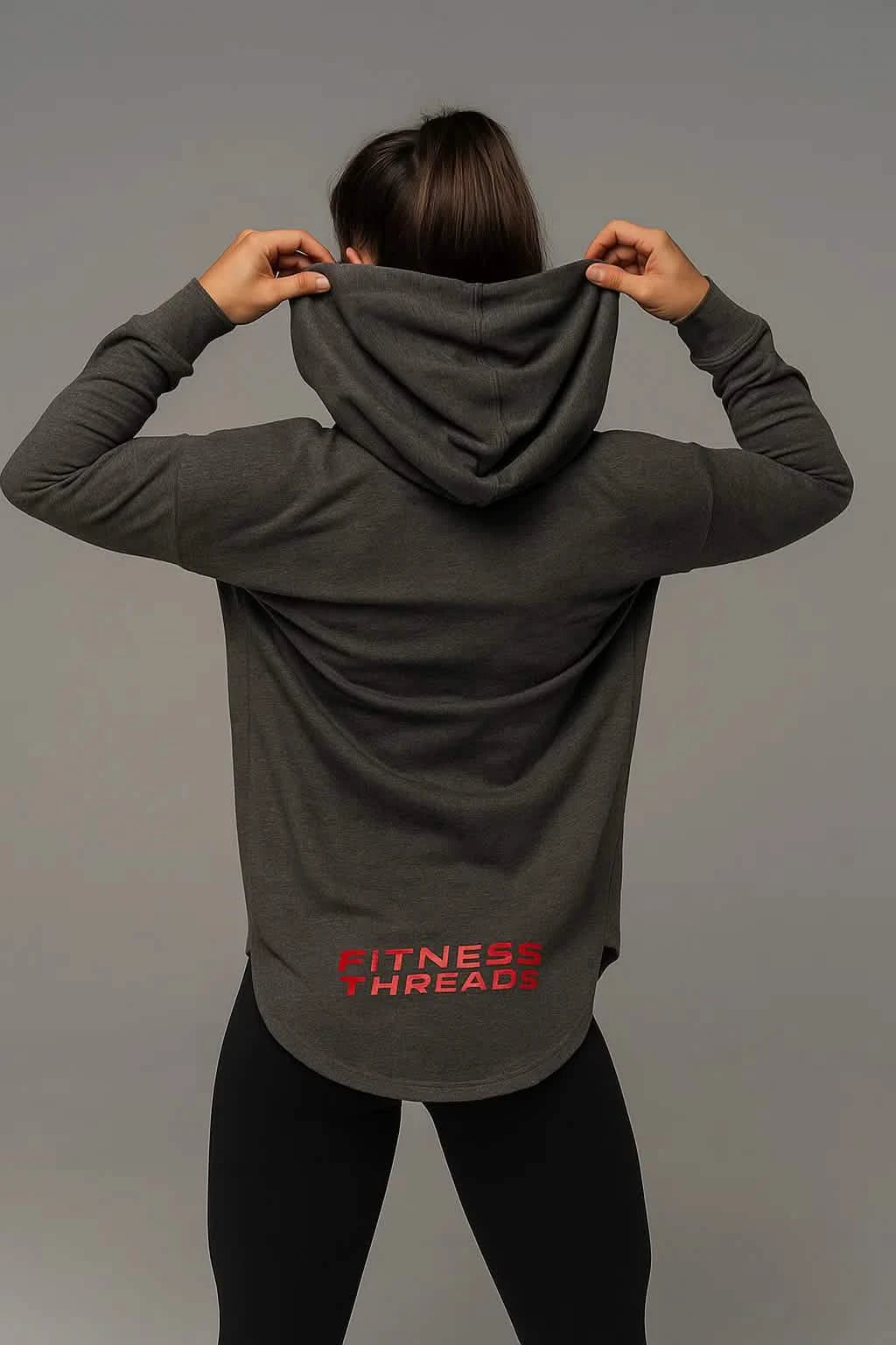 Drift Charcoal Oversized Hoodie