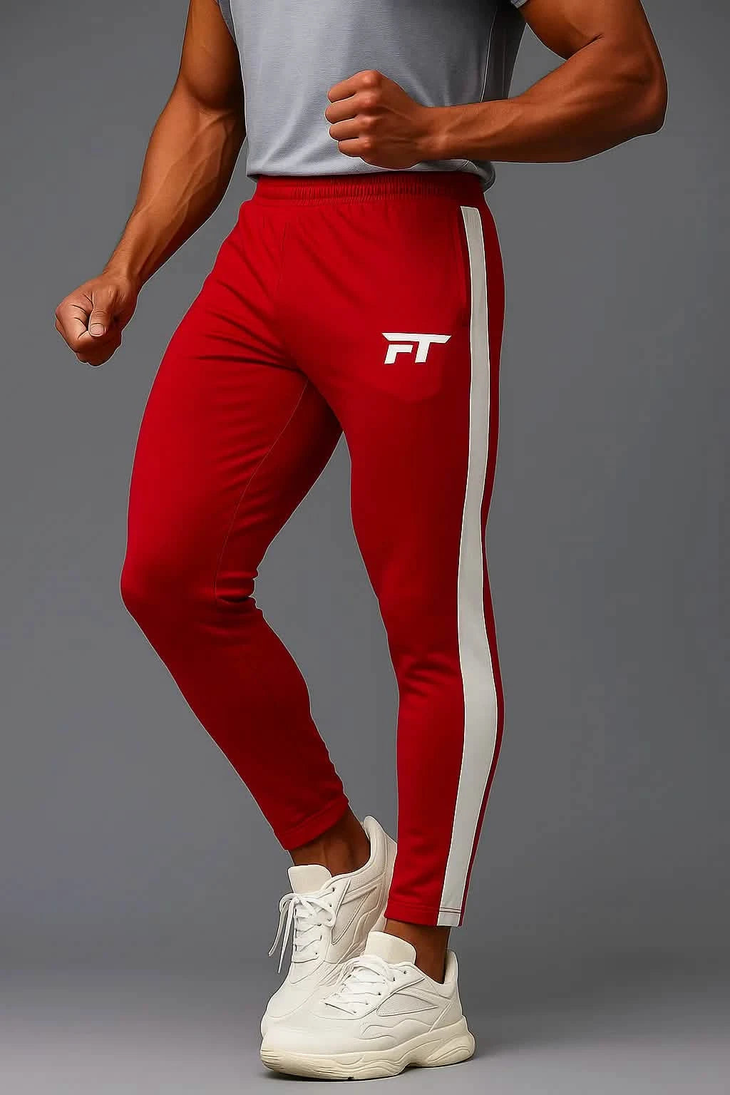 Relentless Vibrant Red Joggers