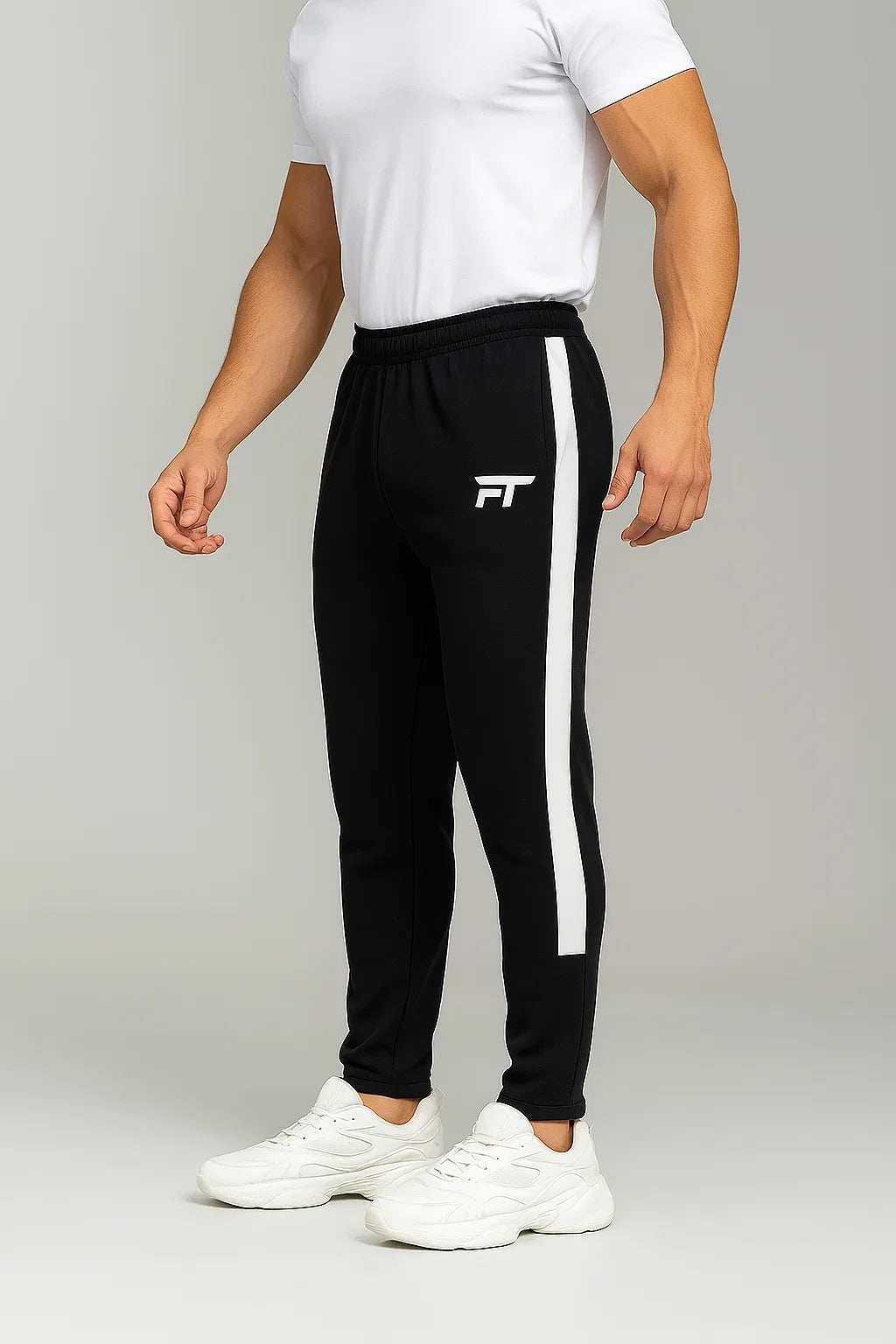 Relentless White Activewear Track Pants