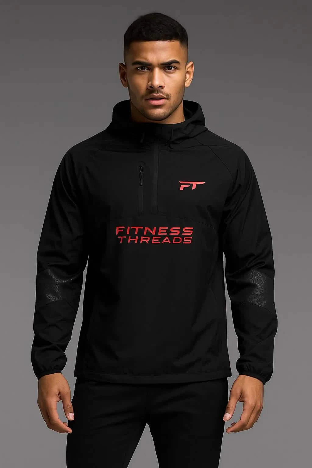 Titan Gym Jacket Black - Black / S - Gym Jackets