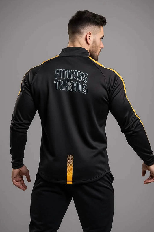 Velocity Gym Sweatshirt Orange - Zip Sweatshirts